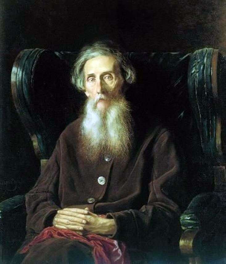 Ritratto dello scrittore Vladimir Ivanovich Dahl   Vasily Perov