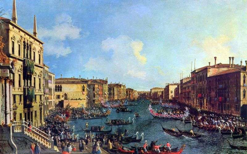 Regata sul Canal Grande   Antonio Canaletto