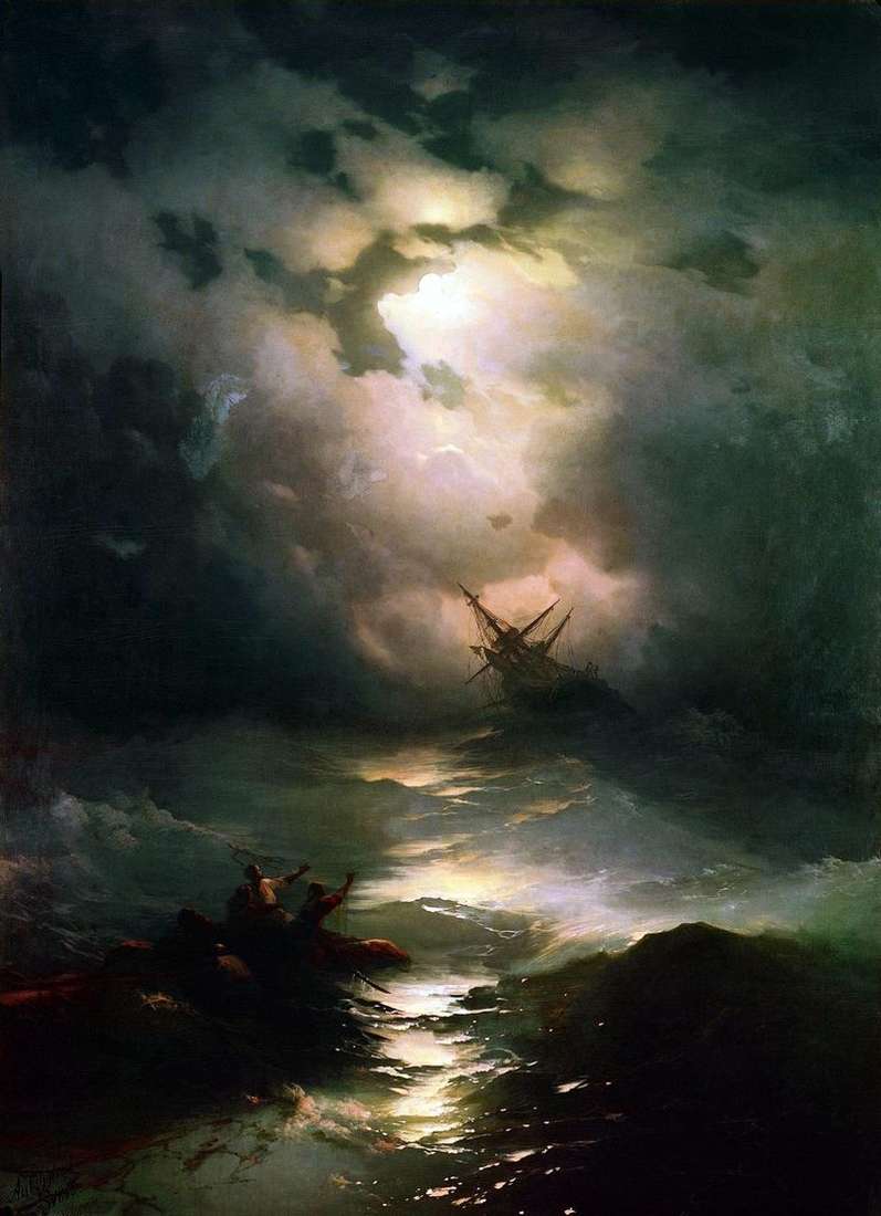 Tempesta sul Mare del Nord   Ivan Aivazovsky