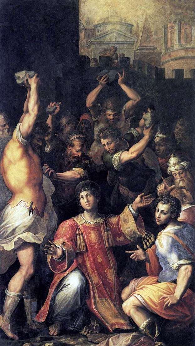 Il martirio di Santo Stefano   Giorgio Vasari