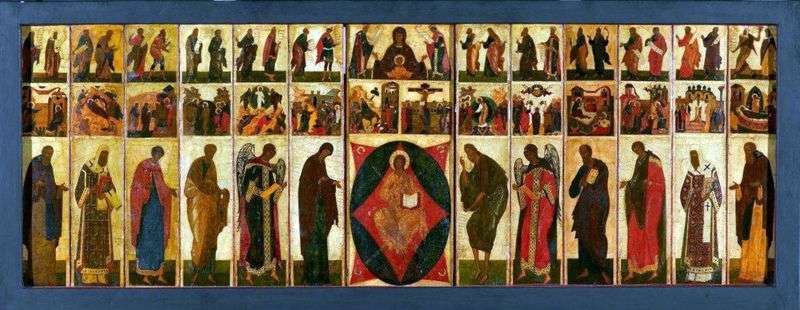 Iconostasi della Cattedrale dellAssunta a Vladimir Chin Festive   Andrei Rublev
