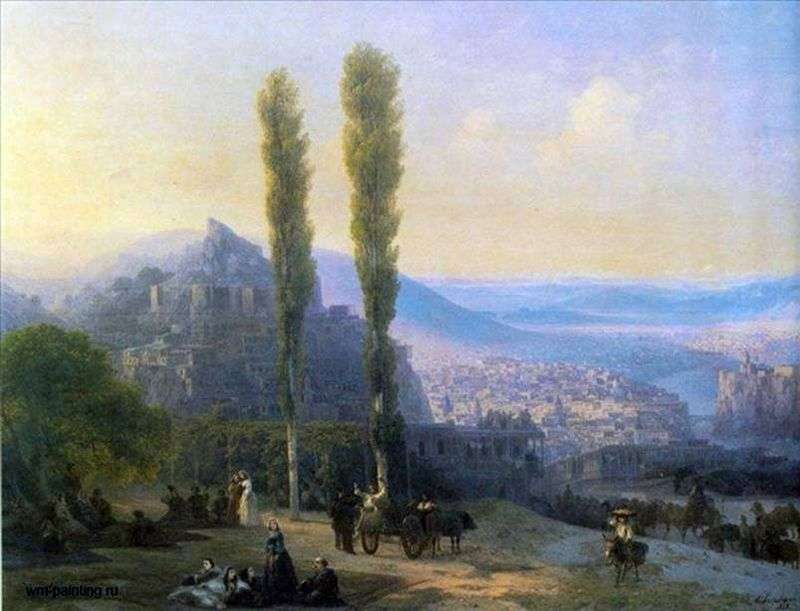 Vista di Tiflis   Ivan Aivazovsky