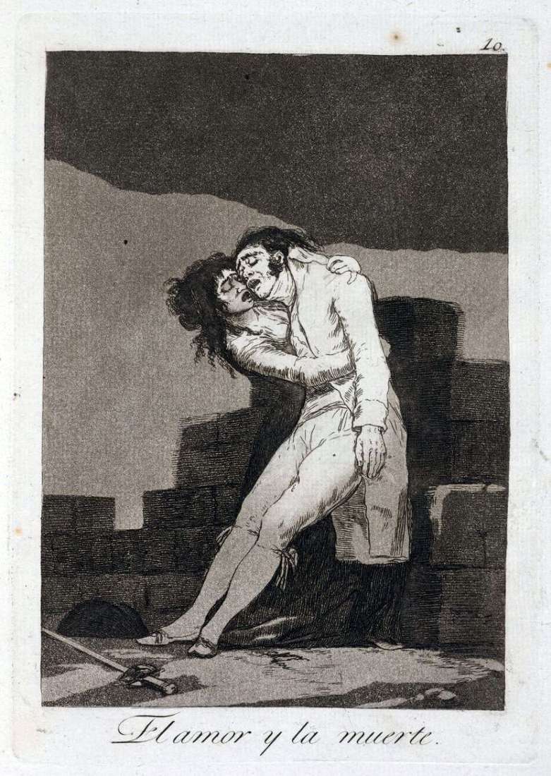 Amore e morte   Francisco de Goya