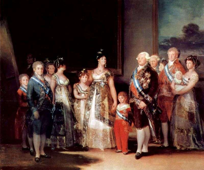 Ritratto della famiglia di Carlo IV   Francisco de Goya