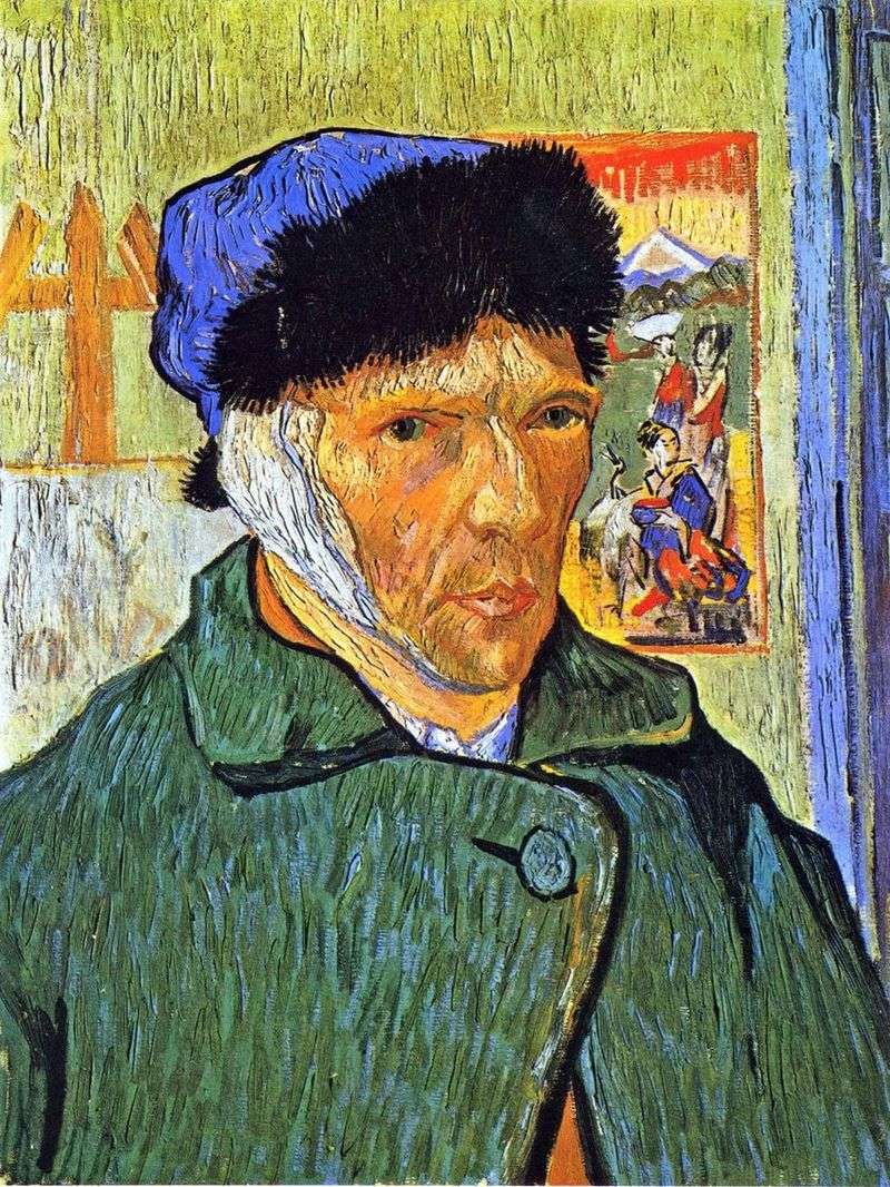 Autoritratto con orecchio bendato   Vincent Van Gogh