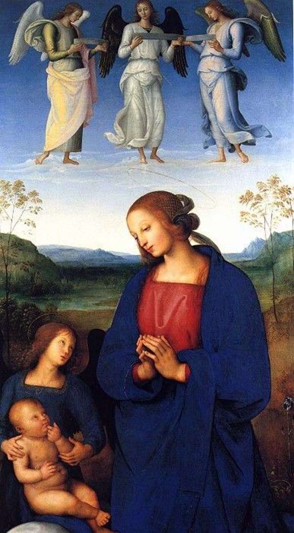 Madonna, Bambino e Angelo   Pietro di Christophero Vanucci Perugino