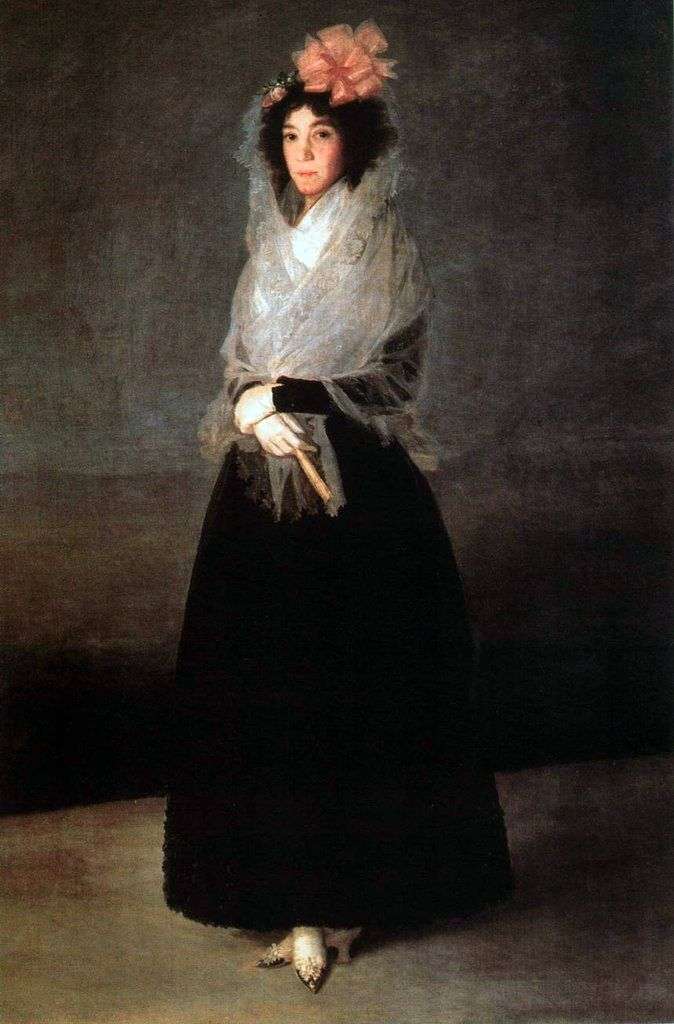 Ritratto della contessa Carpio, Marchese de la Solana   Francisco de Goya