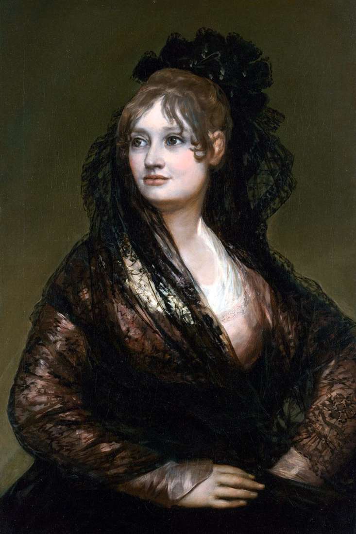 Ritratto di Donna Isabel de Porsel   Francisco de Goya