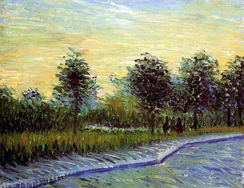 Vicolo nel Parc dArgenson a Anyer   Vincent van Gogh