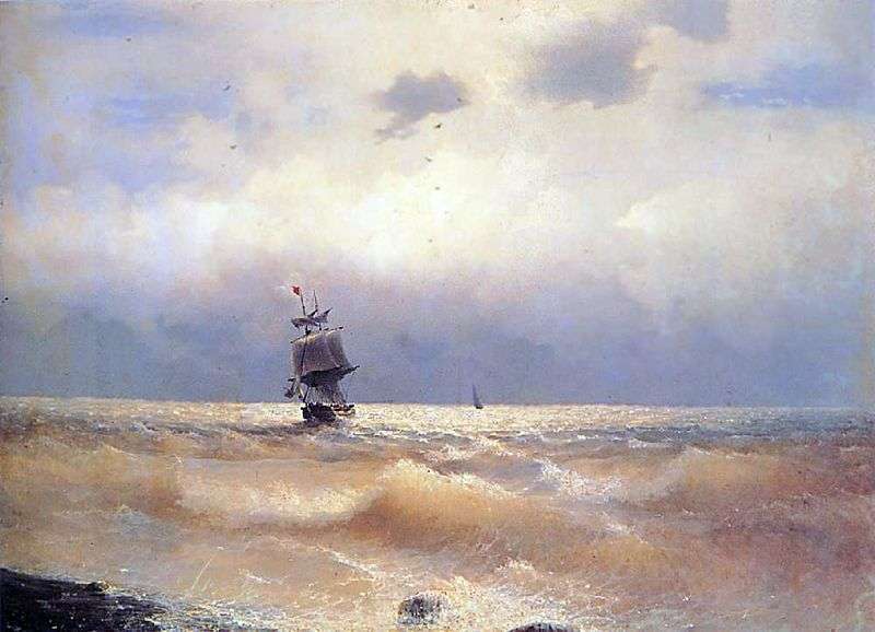 Nave sulla costa   Ivan Aivazovsky