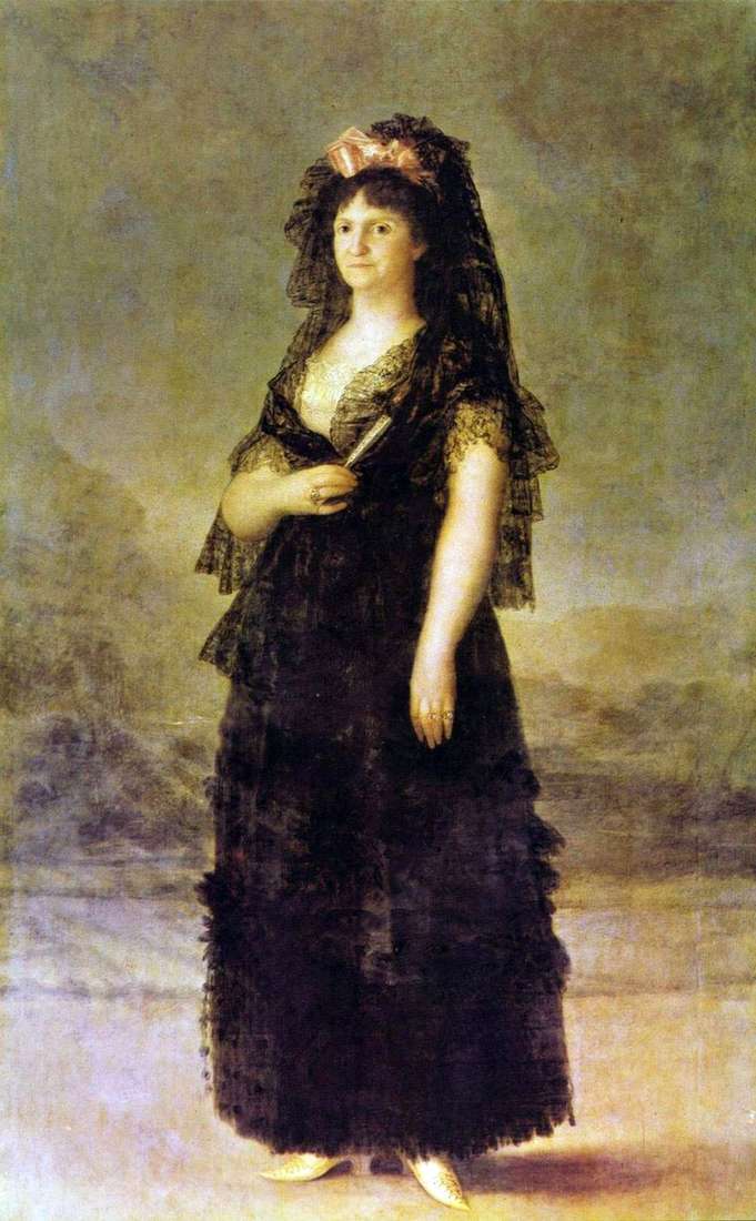 Ritratto della regina Maria Luisa Parma   Francisco de Goya