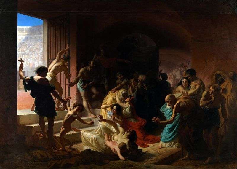 Martiri cristiani al Colosseo   Konstantin Flavitsky