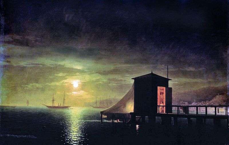 Notte di luna Bagno a Feodosia   Ivan Aivazovsky