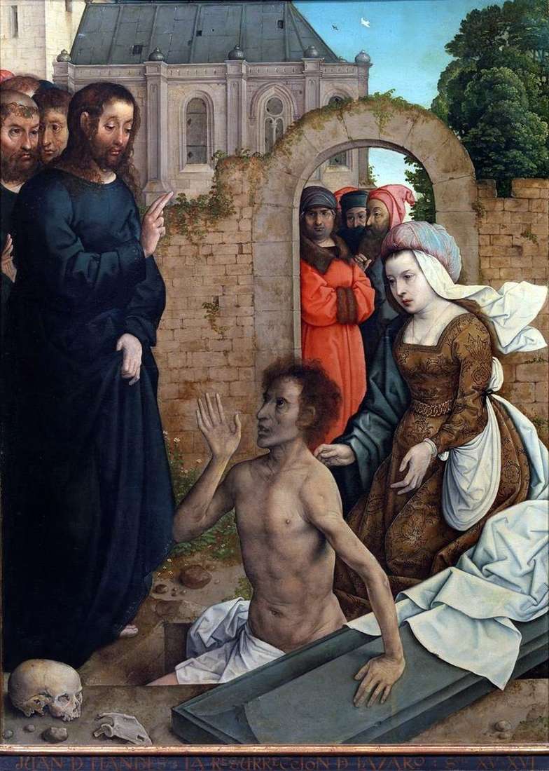 La risurrezione di Lazzaro   Juan de Flandes