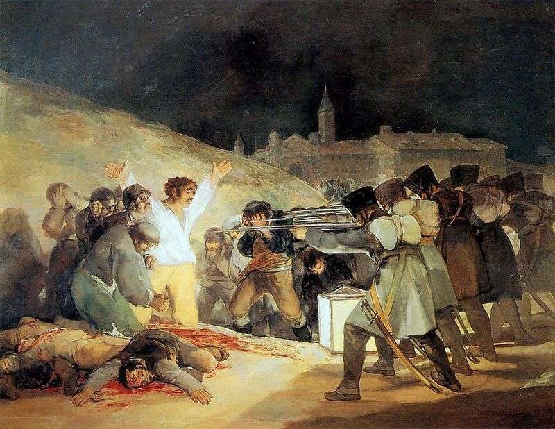 Le riprese dei ribelli nella notte del 3 maggio 1803   Francisco de Goya