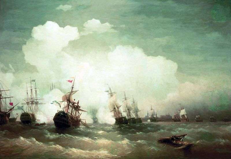 Battaglia navale di Revel   Ivan Aivazovsky