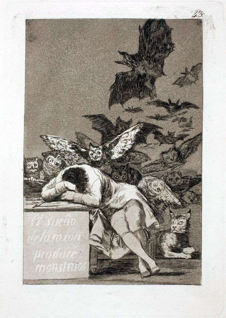 Il sonno della ragione produce mostri   Francisco de Goya