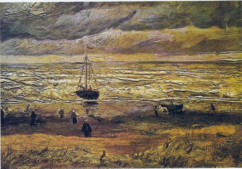 Vista sul mare a Scheveningen   Vincent Van Gogh