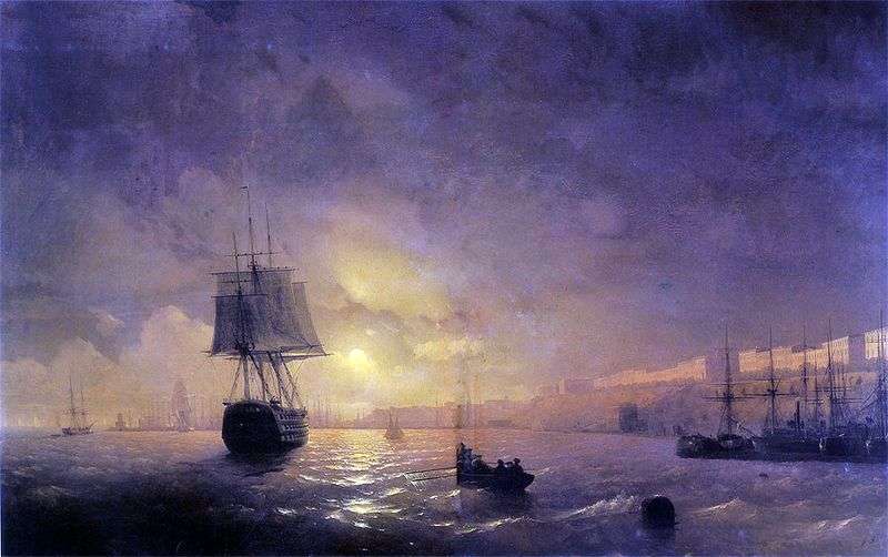 Odessa di notte   Ivan Aivazovsky