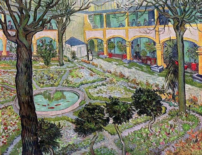Courtyard Hospital Arly   Vincent Van Gogh