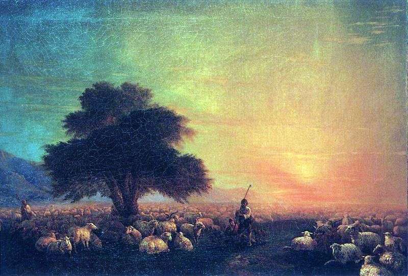 Gregge di pecore   Ivan Aivazovsky