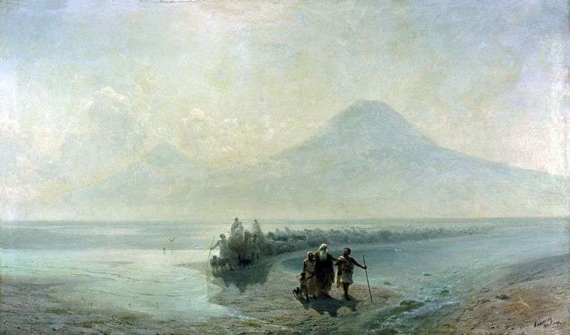 La discesa di Noè da Ararat   Ivan Aivazovsky