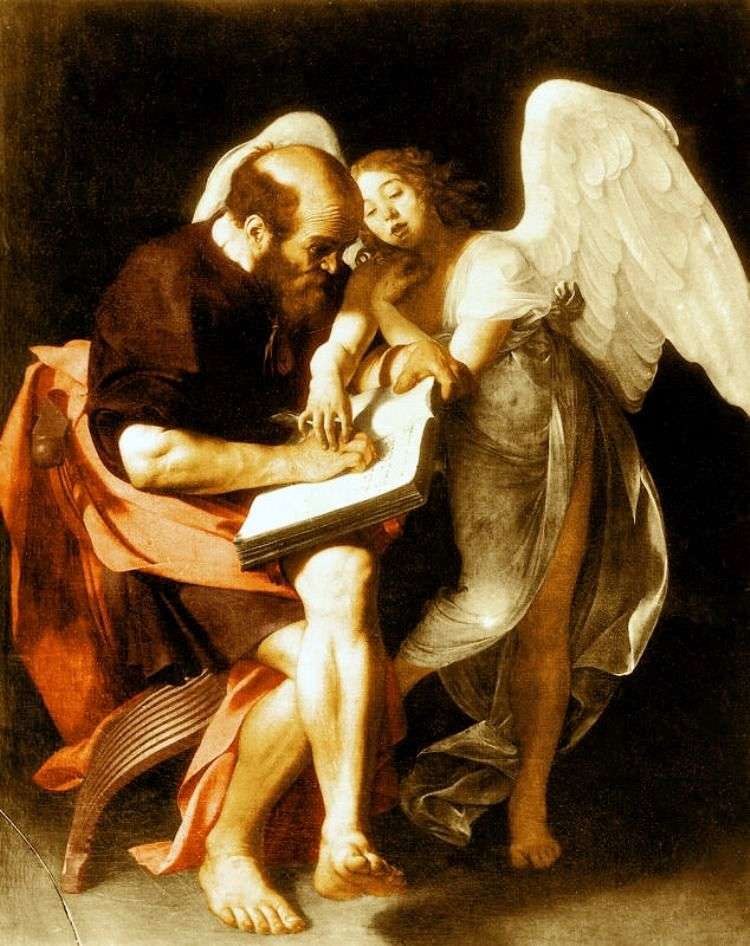 San Matteo e langelo   Michelangelo Merisi da Caravaggio