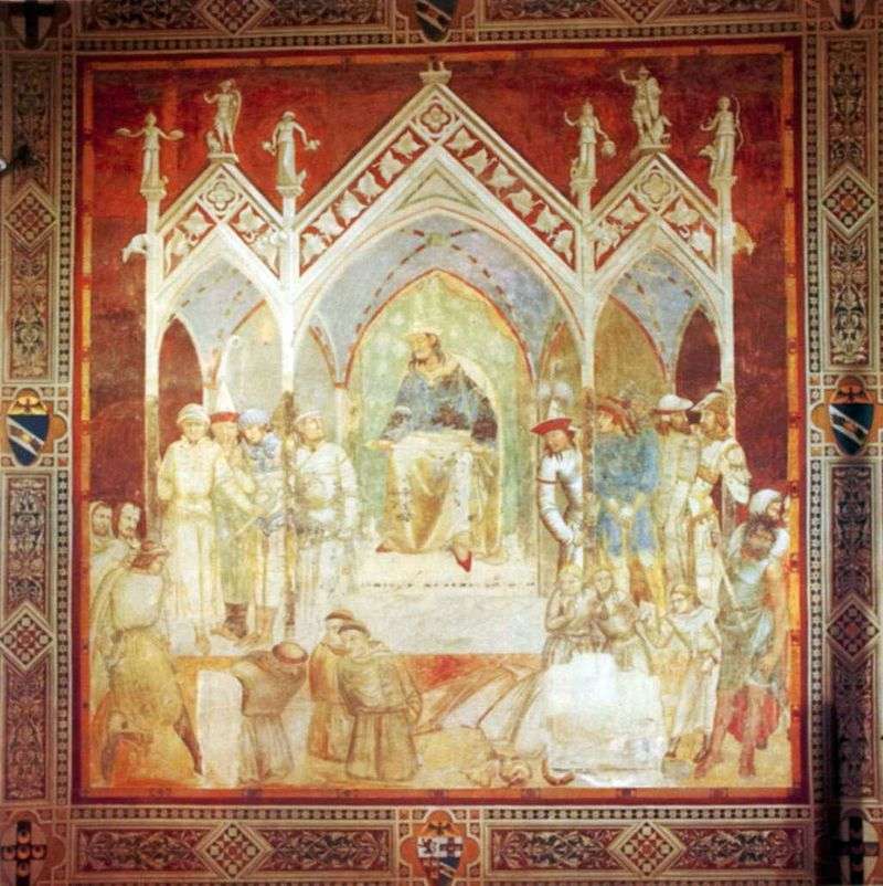 Martirio dei francescani a Ceuta   Pietro Lorenzetti