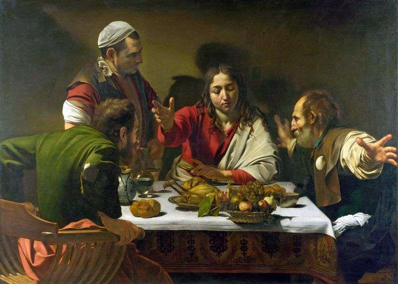 Cena a Emmaus   Michelangelo Merisi da Caravaggio