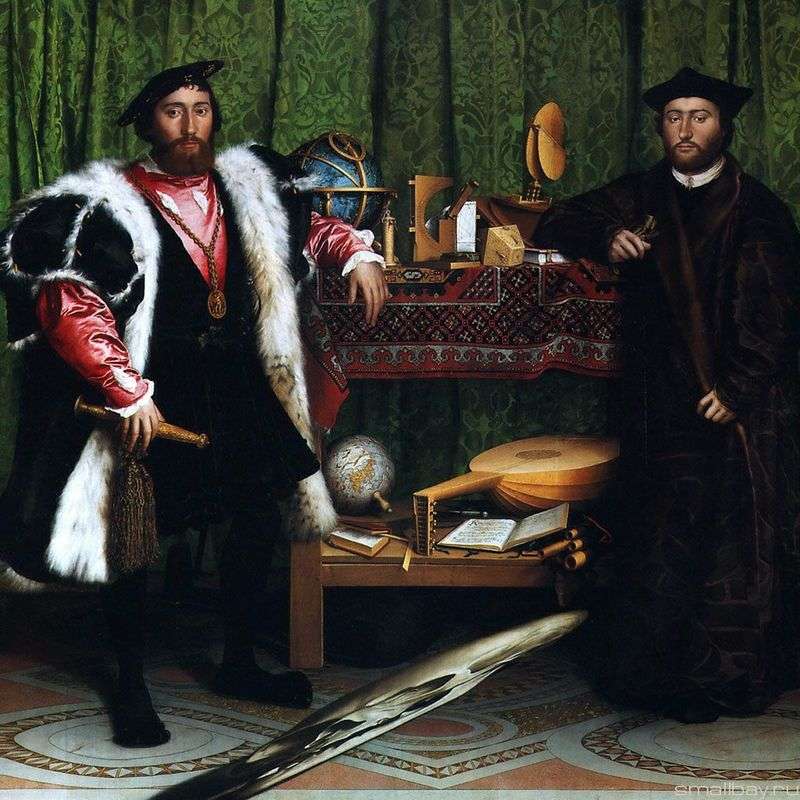 Ritratto di ambasciatori francesi   Hans Holbein