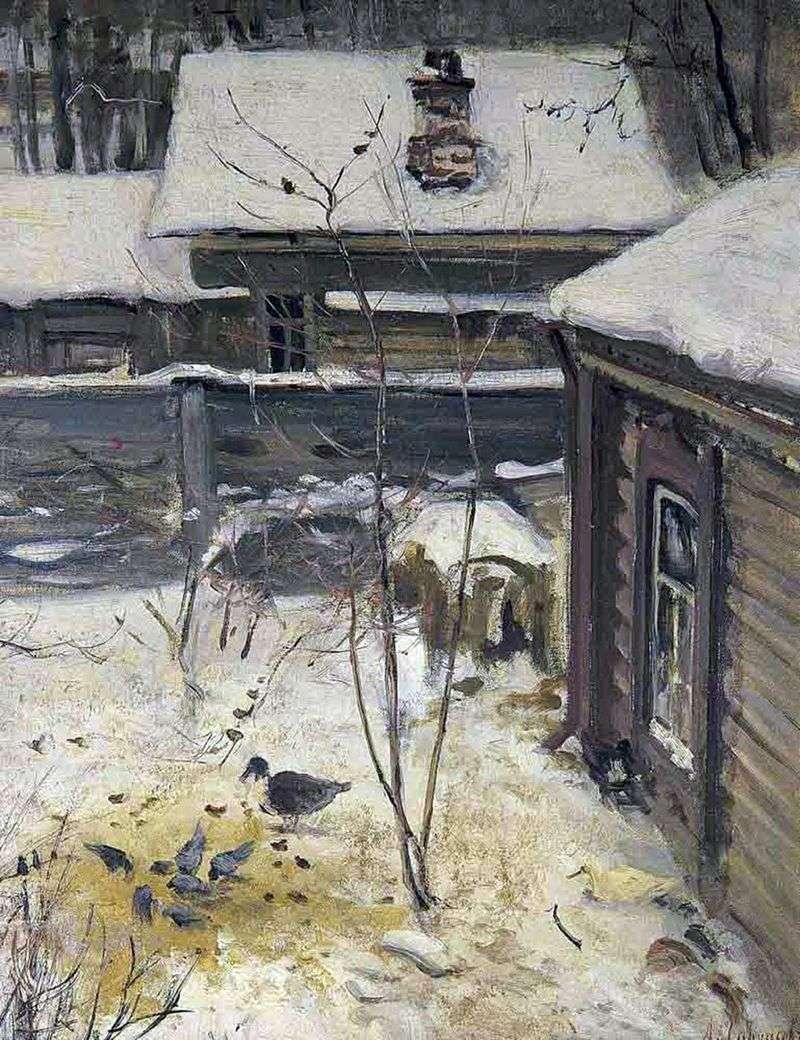 Patio. Inverno   Alexey Savrasov