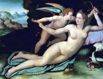 Venere e Cupido   Alessandro Allori