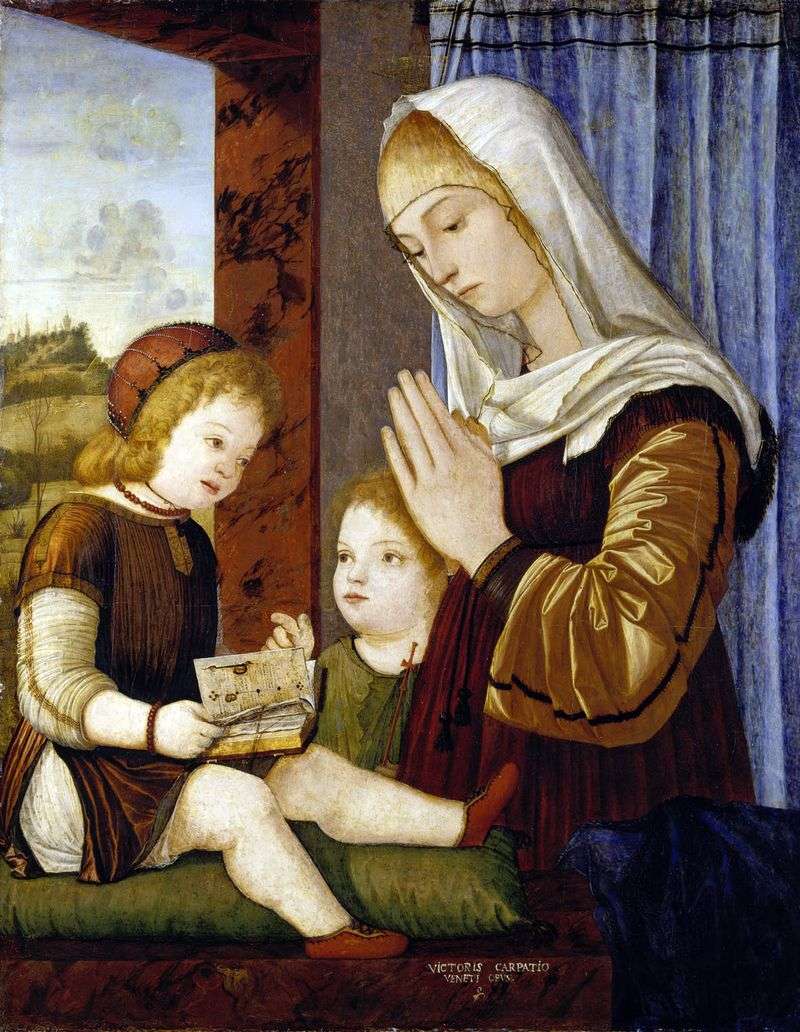 Madonna col Bambino e Giovanni Battista   Vittorio Carpaccio