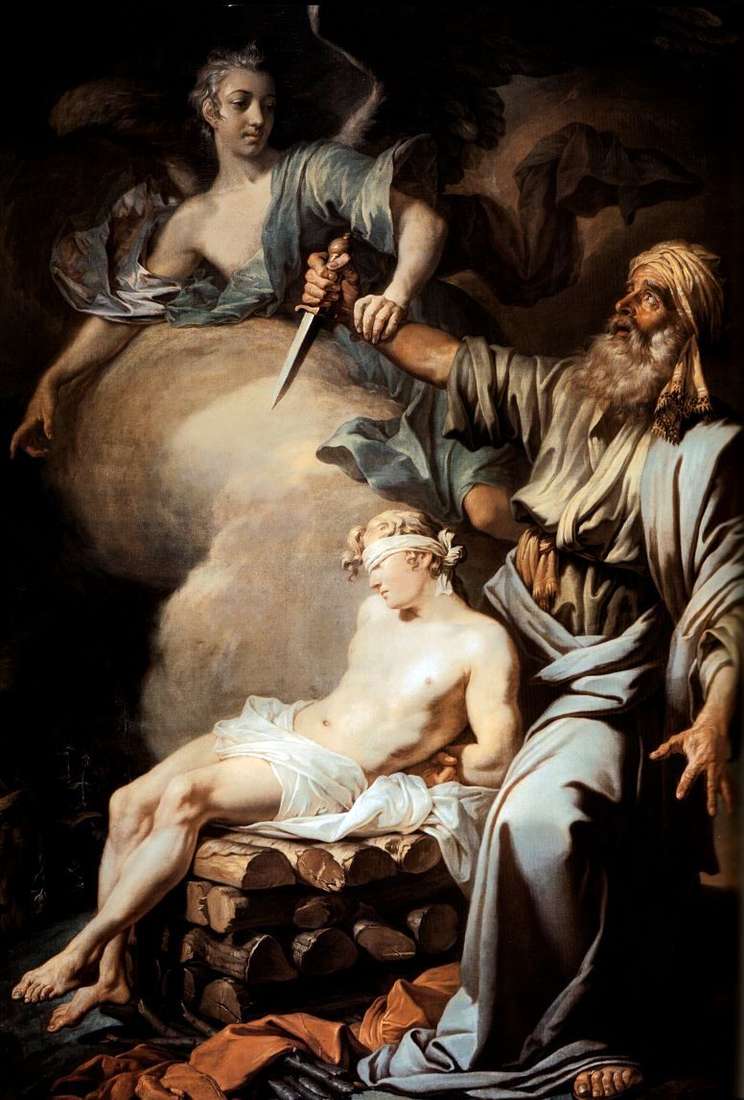 Abraham sacrifica suo figlio Isaac (Abrahams Sacrifice)   Anton Losenko