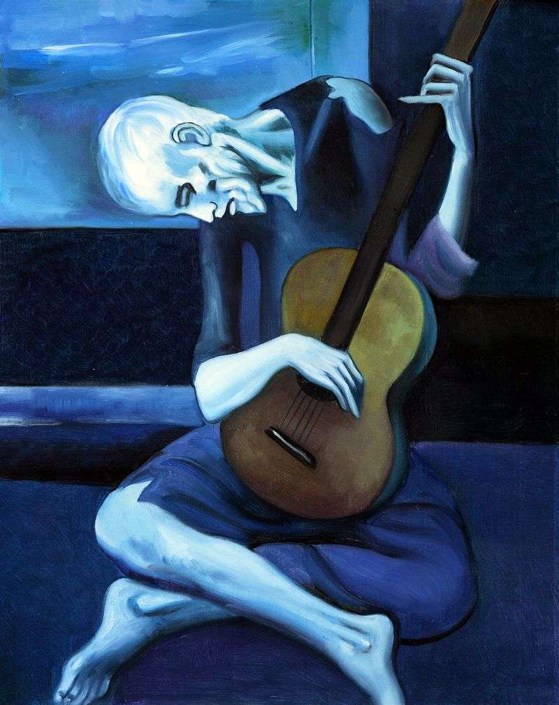 Vecchio chitarrista   Pablo Picasso