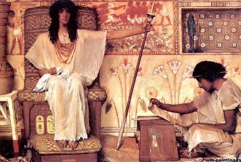 Joseph   Soprintendente dei granai del faraone   Lawrence Alma Tadema