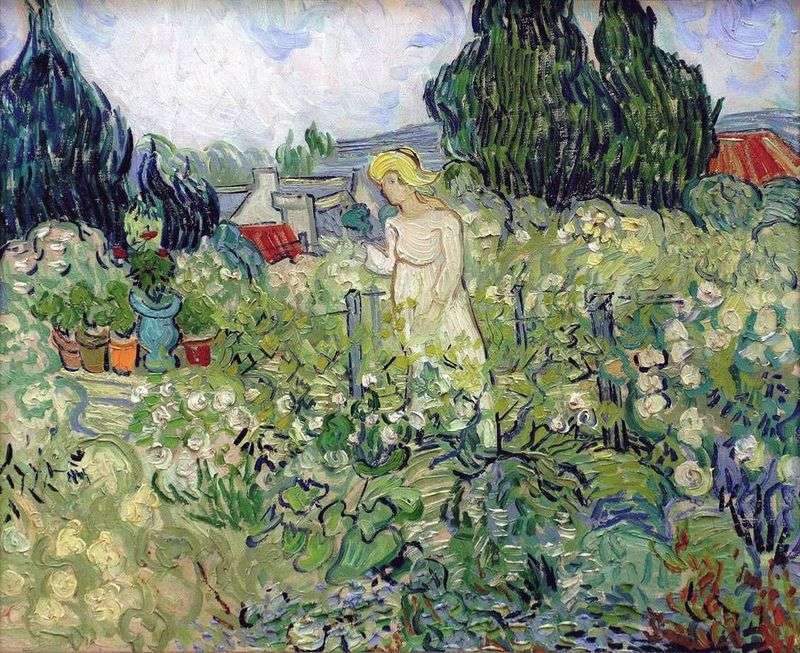 Margarita Gachet in the Garden   Vincent Van Gogh