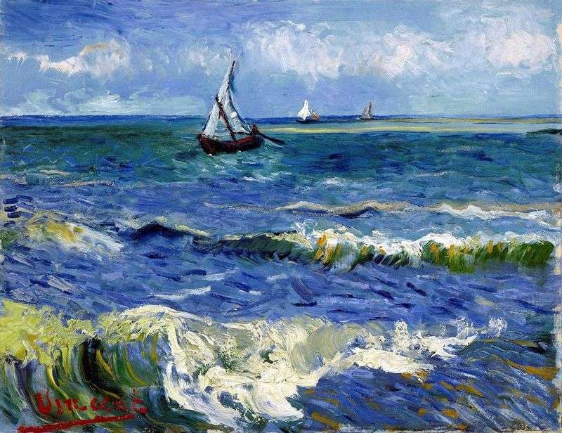 Vista sul mare a Saint Marie   Vincent Van Gogh