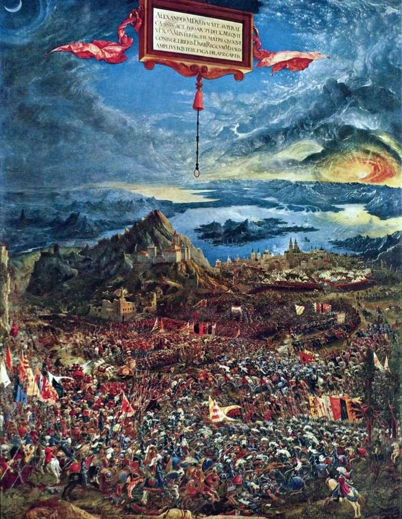 Battaglia di Isso Battaglia di Alessandro con i persiani   Albrecht Altdorfer