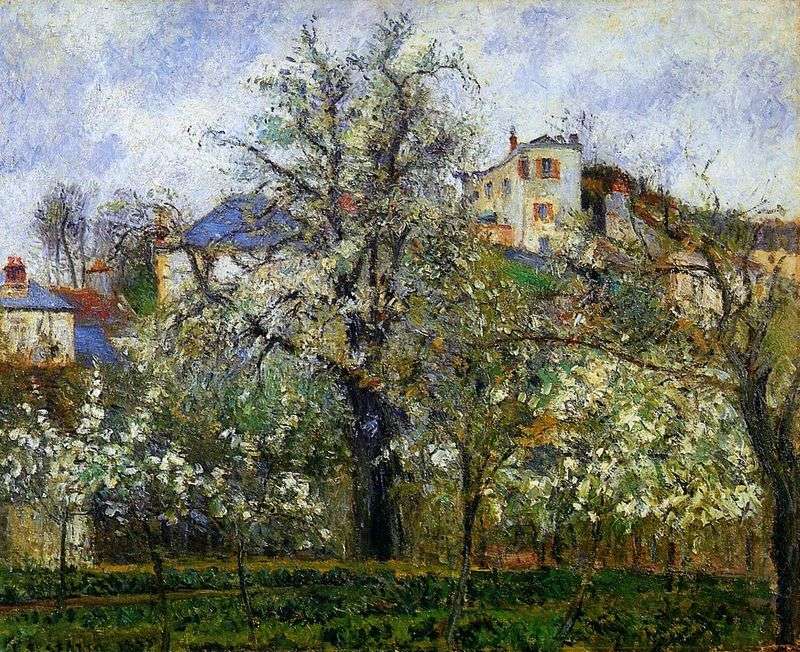 Primavera a Pontoise   Camille Pissarro