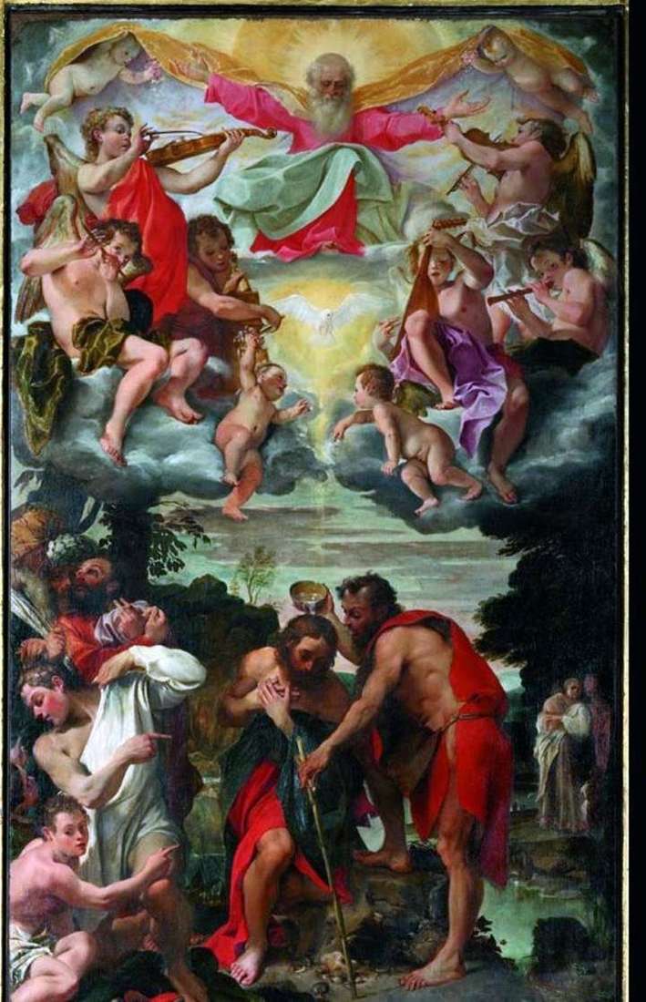 Battesimo di Cristo   Annibale Carracci