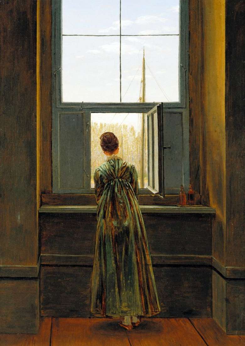 La donna alla finestra è Caspar David Friedrich