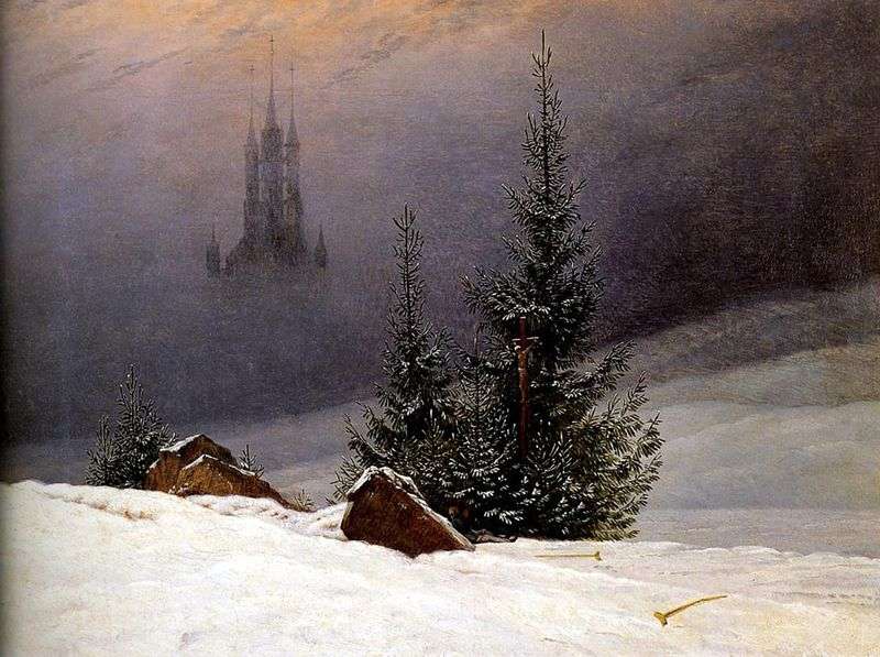 Paesaggio invernale   Caspar David Friedrich