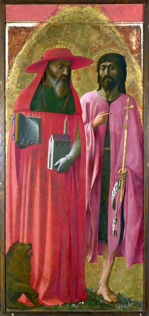 Santi Girolamo e Giovanni Battista   Tommaso di Giovanni Masaccio