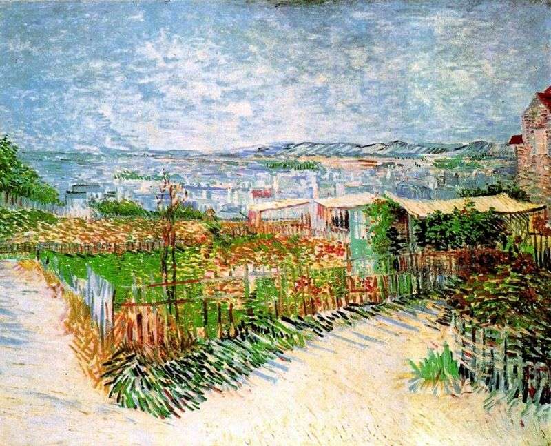 Giardini di Montmartre   Vincent Van Gogh