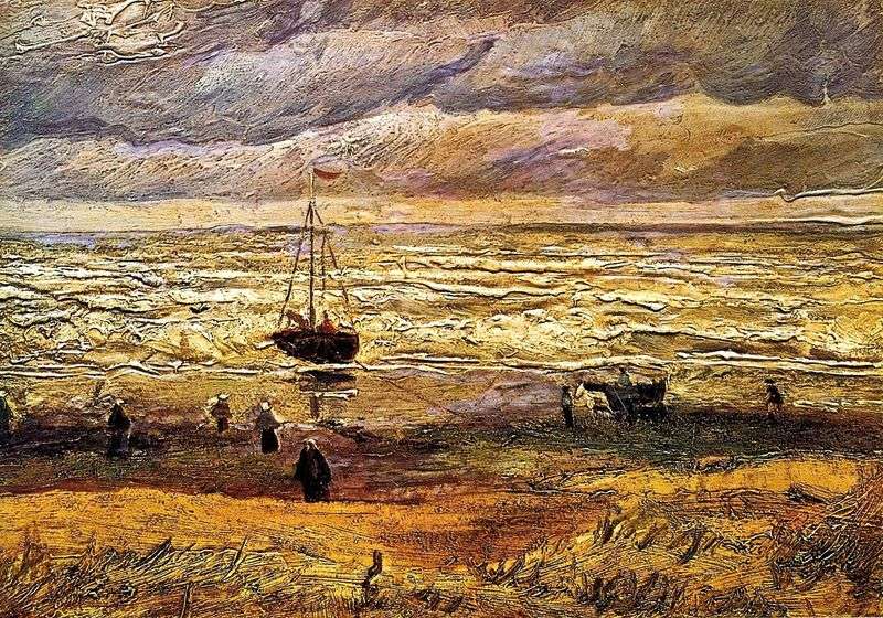 Spiaggia di Scheveningen   Vincent Van Gogh