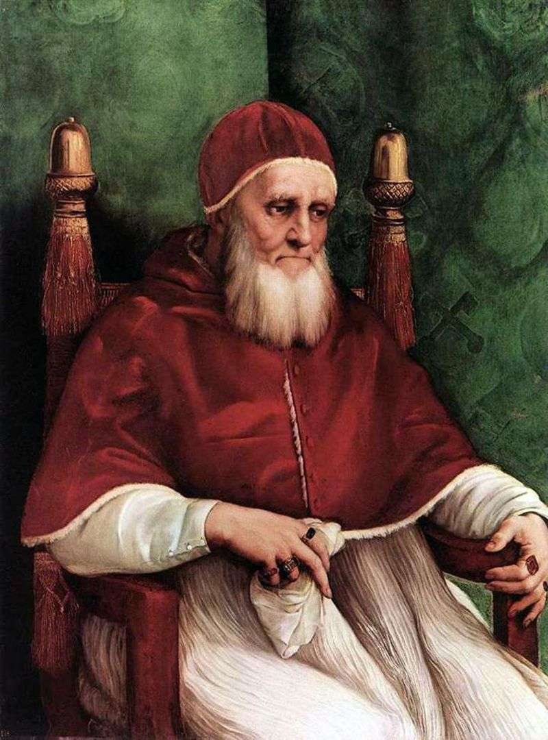 Ritratto di Papa Giulio II   Rafael Santi