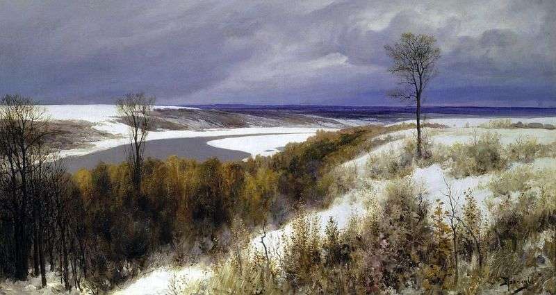 Neve precoce   Vasily Polenov