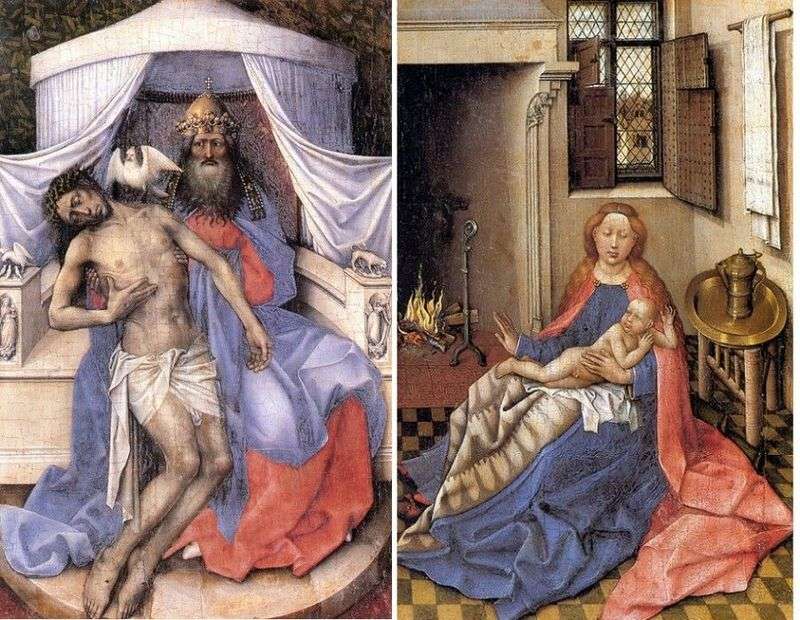 Trinità. Madonna col Bambino (dittico)   Robert Kampen