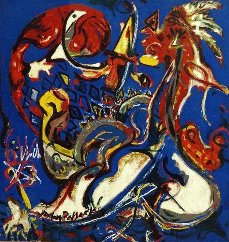 Cerchio da taglio luna donna   Jackson Pollock